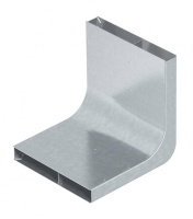 Угол вертикальный 90град. кабель-канала EUK 190х38мм сталь KV2 19038 OBO 7400624