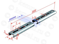 Профиль С-образный 80х40 L2000 2мм К110/2 УХЛ1  465 080426 17 Профиль С-образный 80х40 L2000 2мм К110/2 УХЛ1  465 080426 17