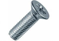 Винт 6х12 с потайной головкой и крестообразным шлицем DIN 965 TDZ  wk6x12-TDZ