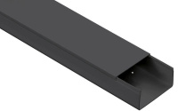 Кабель-канал 100х40 L2000 пластик ЭЛЕКОР черн.  EL-KK10-100-040-1-K02