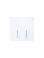 Выключатель 2-кл. с индик. СП ZIMA IP20 10А безвинт. зажим бел.  704-0288-112QC