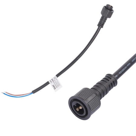 Провод UCX-LD2/L52-0.25M/M7 DC24V BLACK 25см для подключ. линейных прожекторов 24В L52 L53 к блоку питания разъем "папа"  UL-00009503