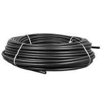 Труба гладкая ПНД жесткая d25мм черн. (уп.100м) PROxima  tpndg-25