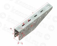 Консоль кабельная BBM5040 1.5мм сталь гор. оцинк.  010 504005 19