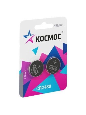 Элемент питания литиевый CR2430 2хBL (блист.2шт)  KOCR2430BL2