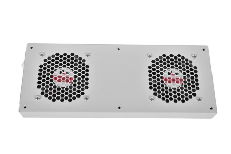 Модуль вентиляторный R-FAN-2TJ-36V-48V 2 вентилятора с термостатом сер.  1500760