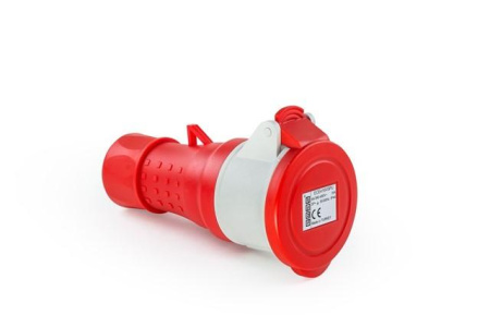 Корпус с гнездом стандарт CEE 4х16А (3P+E) 400В  ECE416V5PU