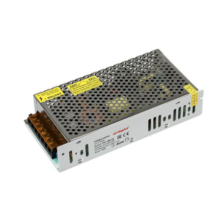 Блок питания JTS-180-24 0-24В 7.5А 180Вт IP20 сетка 2 года  018500