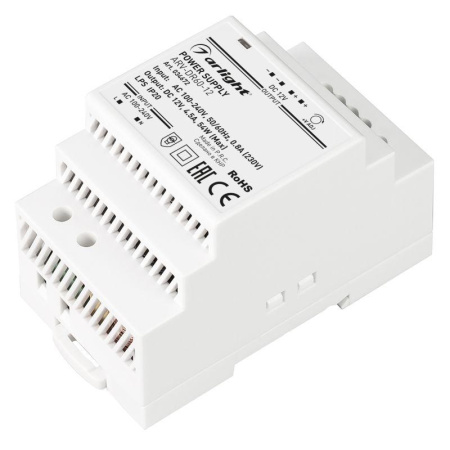 Блок питания ARV-DR60-12 12В 4.5А 54Вт IP20 DIN-рейка  034672