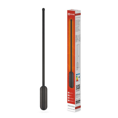 Светильник светодиодный ESTETIKA LUV-60A-30BL 10Вт 230В 3000К 700лм 600х50х25 черн.  4690612054476