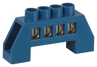 Шина N ноль в изоляторе ШНИ-8х12-4-Д син. NO-224-61  Б0062868