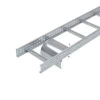 Пластина вывода кабеля для лестничных лотков осн.400мм гор. цинк (комплект)  LEP40KHDZ