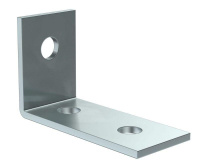 Уголок крепежный одинарный удлин. для STRUT-профиля HDZ  CLM50D-UOS-092-40-HDZ