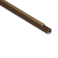 Кабель-канал 16х16 L2000 пластик коричн.  РКК-16х16-К