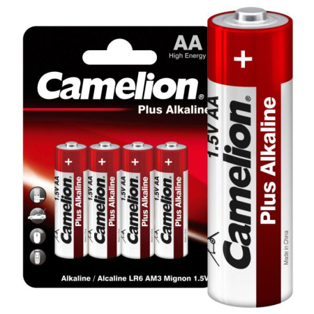 Элемент питания алкалиновый AA/LR6 1.5В Plus Alkaline LR6-BP4 (блист.4шт)  7370