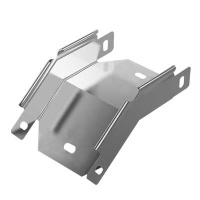 Угол для лотка внешний 45град. 600х80 1мм ST оцинк.  STO.6008.410