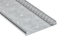 Лоток листовой перфорированный ESCA 7 50х400 L2500 сталь 2.0мм HDZ  CLP10-050-400-200-D25-HDZ