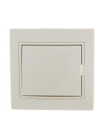 Выключатель 1-кл. СП Mira 10А IP20 со вставкой крем.  701-0303-100