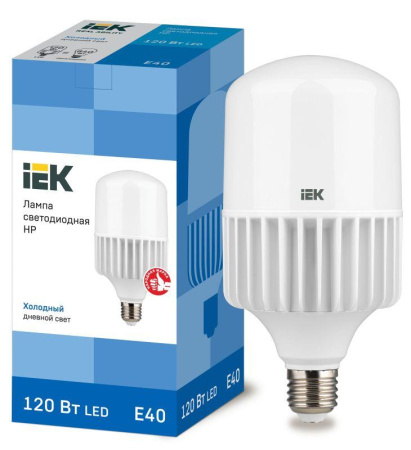 Лампа светодиодная HP 120Вт 6500К E40 с патроном подвес. керам.  LLE-HP-120-65-E40-EPC30