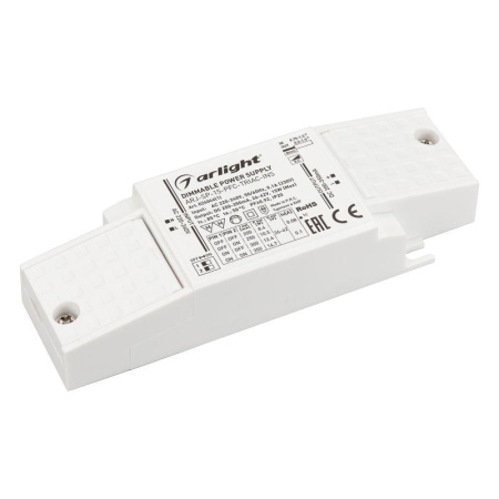 Блок питания ARJ-SP-15-PFC-TRIAC-INS 15Вт 26-42В 0.2-0.35А IP20 пластик  026046(1)