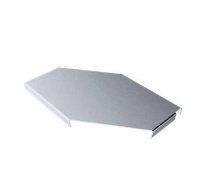 Крышка для угла горизонт. КЛУГоц 600-90 1мм оцинк. облегчен.  EI-22.11.31.010
