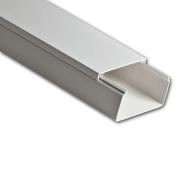 Кабель-канал 80х40 L2000 пластик бел.  РКК-80х40