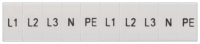 Табличка L1L2L3PEN ZB5  8WH81202AA15 Табличка L1L2L3PEN ZB5  8WH81202AA15