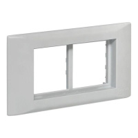 Рамка+суппорт на 4 мод. (2 поста) для парапетного кабельного канала C-Line  sup-4-105-50