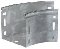 Угол для лотка плавный 45град. 100х100 Г01 ESCA HDZ  CPG01-0-45-100-100-HDZ