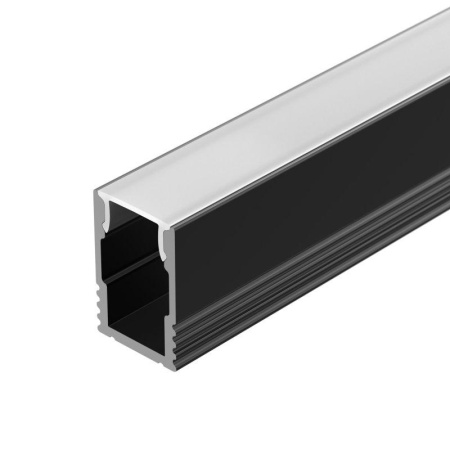 Профиль SL-MINI-8-H12-2000 BLACK 2м алюм.  037106