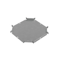 Ответвитель для лотка Х-образ. 400х50 сталь 1мм "ПЛЮС" XDplus50-400 КМ PL0606