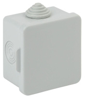 Коробка распаячная ОП КОР 65х65х50мм с гермовводами 4 входа IP54  Б0037445