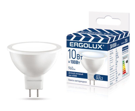 Лампа светодиодная LED-JCDR-10W-GU5.3-6K JCDR 10Вт GU5.3 6500К 180-240В ПРОМО  15563