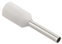 Наконечник НШВИ 0.75-8 бел. (уп.100шт)  UGN10-C75-02-08