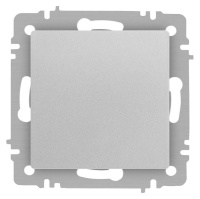 Кнопка Accent 6-109-03 10А-250В IP20 СУ алюм.  Б0063608