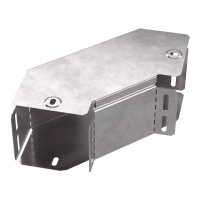 Угол для лотка горизонтальный 90град. 100х100 Стандарт с крышкой  PR16.0413