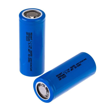 Аккумулятор Li-ion 26650 3.7В 4800мА.ч unprotected  30-2080