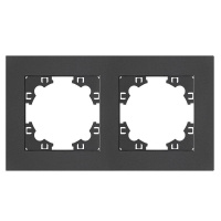 Рамка 2-м Афина универс. графит  A0044-Gr