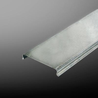 Крышка для лотка осн.50 L3000 сталь 0.7мм Клзоц 50 облегчен. с замком оцинк.  EI-22.02.21.021