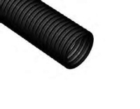 Труба гофрированная ПНД легкая d40мм с протяжкой черн. (уп.15м)  24001