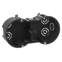 Коробка установочная КУП 2-х местная 141х70х45мм для полых стен саморез. метал. лапки IP20 KUP-2-70-45 ЭРА Б0051421