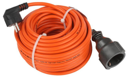 Удлинитель-шнур 1х20м с заземл. 16А IP20 UPx-1e-3х1.5-20m ПВС 3х1.5 (бухта)  Б0046816