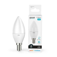 Лампа светодиодная Elementary 10Вт свеча 4100К нейтр. бел. E14 730лм  33120