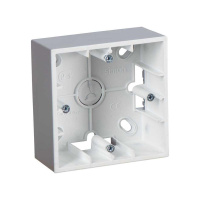Коробка установочная ОП 1-м 15 алюм. 1590751-033 Коробка установочная ОП 1-м 15 алюм. 1590751-033