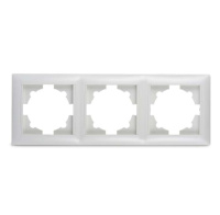 Рамка 3-м VALENZO 6303H бел. ASD /  4690612006444