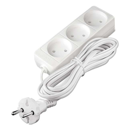 Удлинитель 3х3м без заземл. 6А IP20 1.3кВт ШВВП  481S-0303
