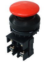 Кнопка ВК-30-10-11130-54 У2 красн. 1з+1р гриб без фиксации IP54 10А 660В  ET053190