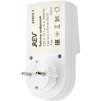 Таймер недельный электронный с заземл. 1.8кВт бел.  67073 1