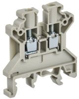 Колодка клеммная CTS ARMAFIX 4кв.мм сер.  YCT10-00-K03-004