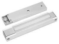 Замок электромагнитный сила удержания 400кг 12В/0.5А датчик холла; геркон индикац. -20...+40град.C; корпус 225х42х26.5мм; якорь -193х42х14.5мм AL-400 Premium бел.  208484